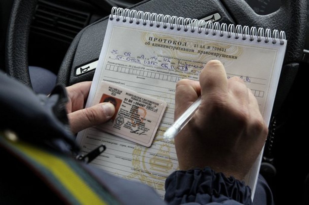 Составление протокола при подтверждении состояния опьянения